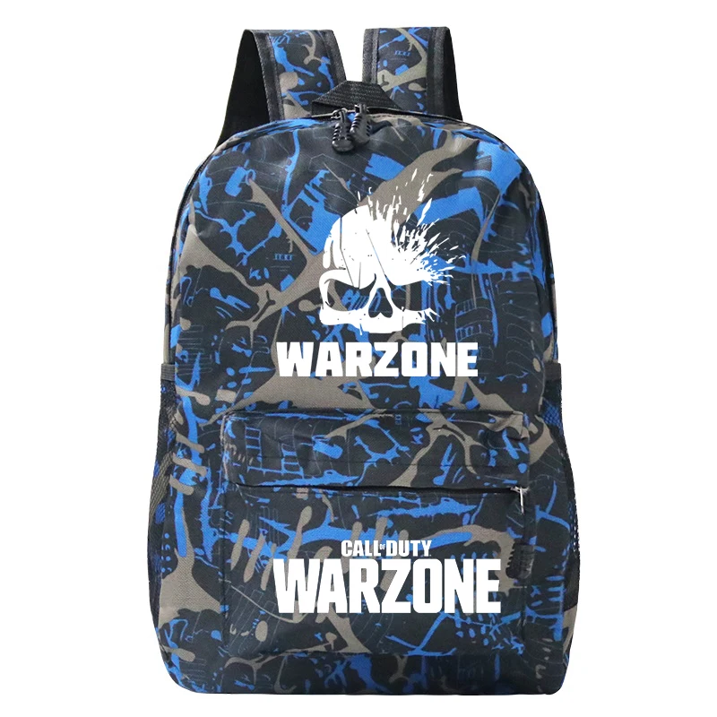 Zaino Warzone Call Of Duty per studenti ragazzi ragazze zaino in Nylon zaini di grande capacità borse da viaggio leggere per bambini