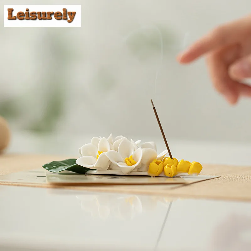 اليدوية قرصة أوسمانثوس حامل البخور نافورة الماء الديكور البخور المعلقات كوزكرات مبخرة لوازم اليوغا الحلي