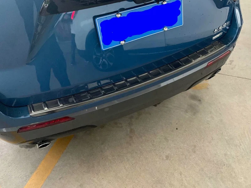 For Ford Explorer ST U625 2020 2021 Stainless steel rear bumper protection window sill outside trunks decorative plate pedal