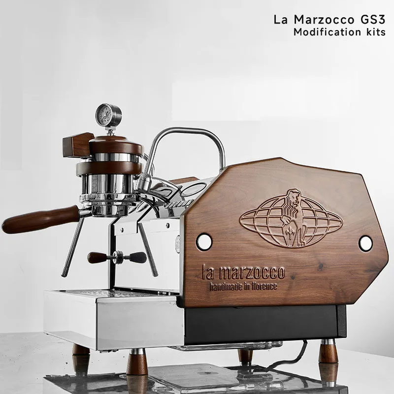 La Marzocco GS3 Bottomless Portafilter Walnut Wood Coffee Machine DIY Kits 58MM Portafilter Espresso Accessories Barista Tools