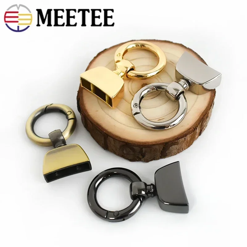 5/10/20 pz 20/25mm metallo O Ring borsa fibbia portachiavi primavera moschettone gancio borsa connessione chiusura Hardware fai da te accessorio per