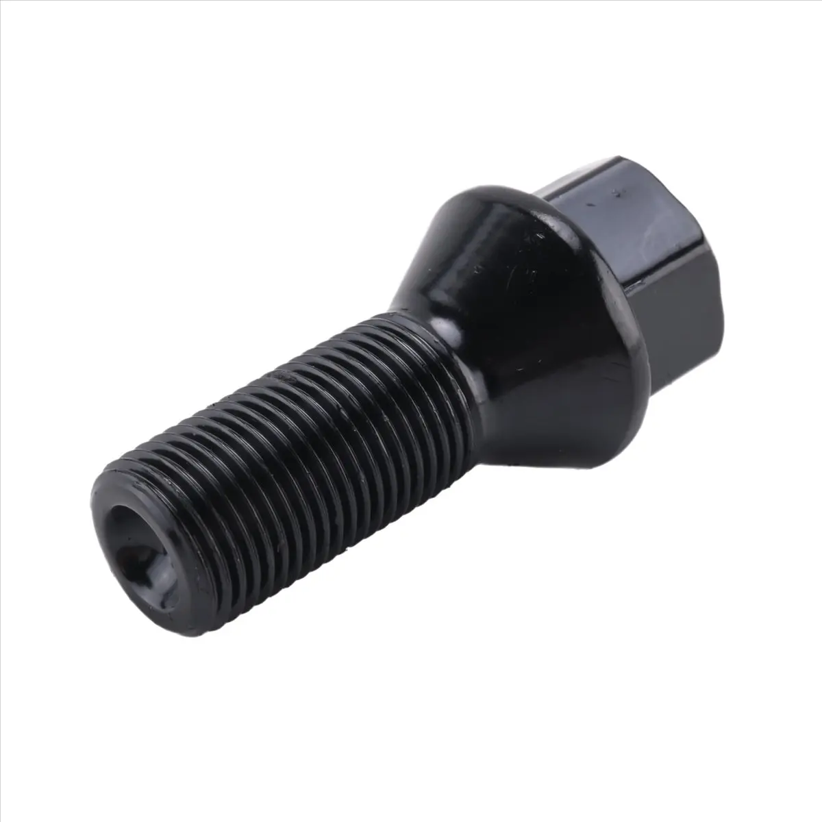 #75B 5Pcs M14 x 1.25 Black Wheel Locking Lug for BMW X3 X5 E70 E71 F20 F25,36136781151,(Metal)