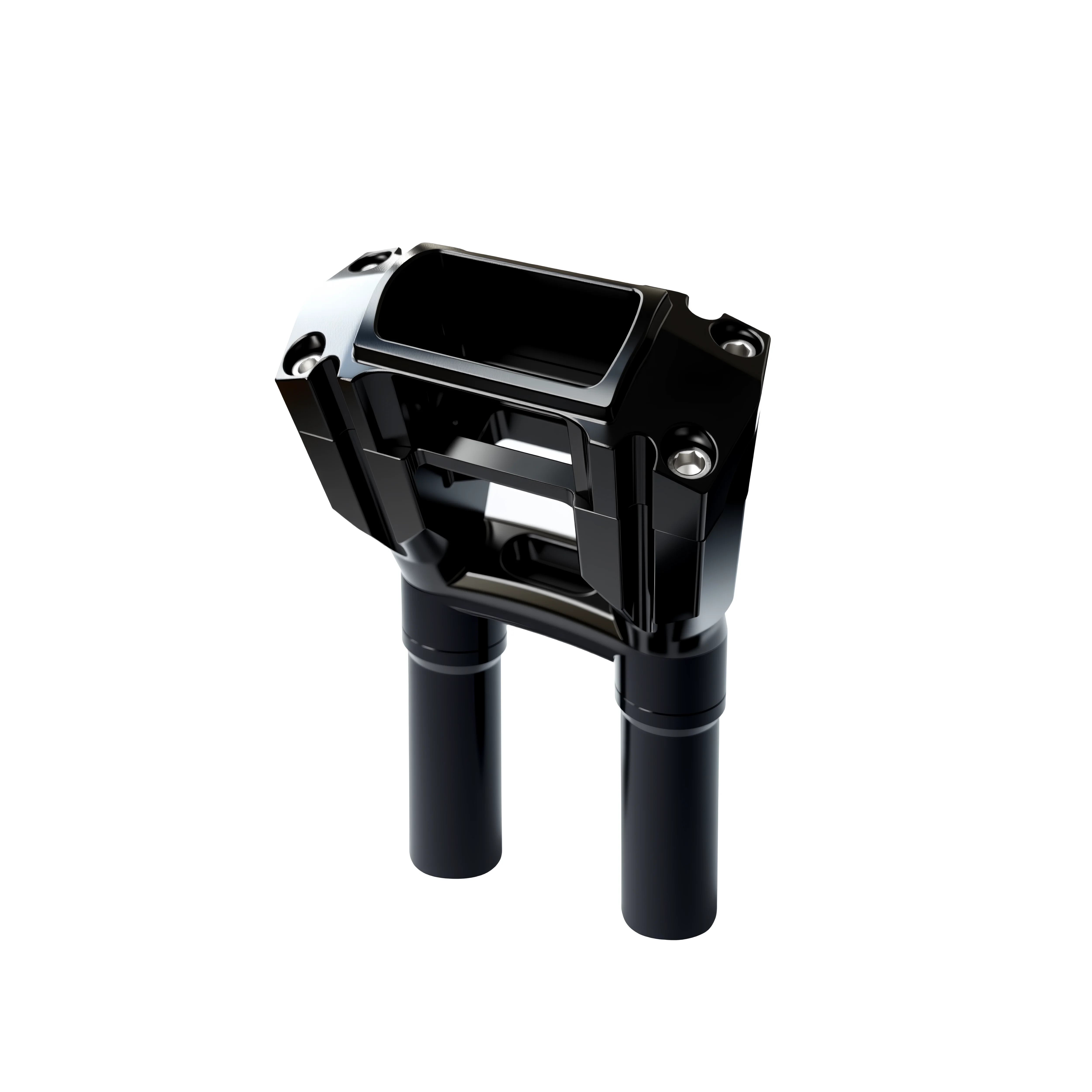 Universal For 1 Inch Clamp Size Handlebar Risers With Speedometer Gauge Mount Risers Kit Pull Back:1.5inch Height :8inch&10inch
