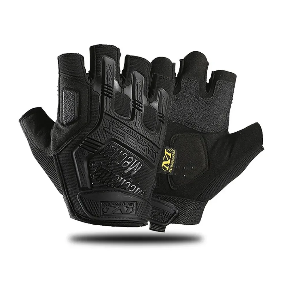 Popularne rękawice taktyczne Half Finger Special Forces Outdoor Mountaineering Riding Protection Men Half Finger Motorbike Gloves