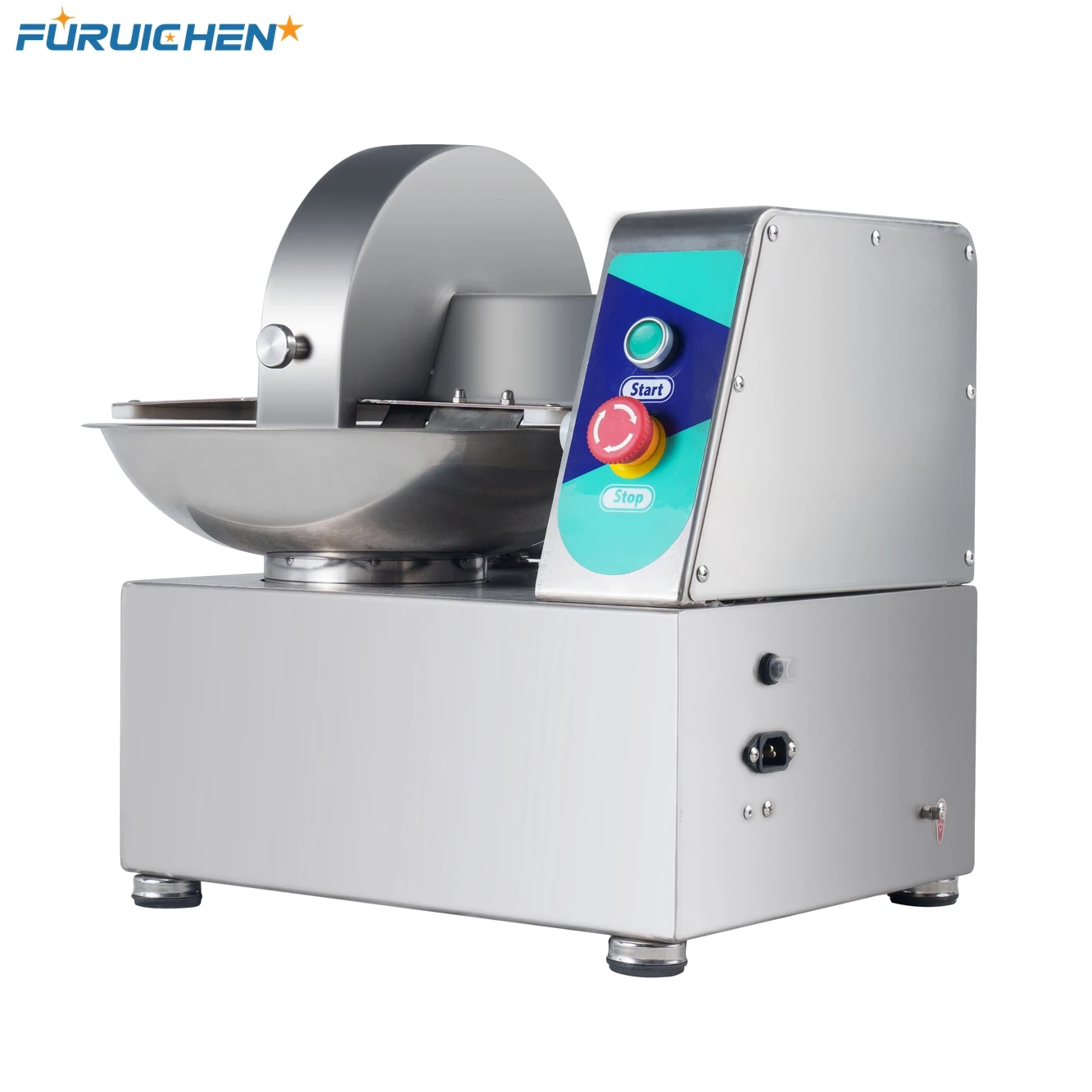 Furuichen High Speed Meat Bowl Cutter Meat Chopper Meat Chopping Machine Ground Slicer Vegetable Onion Chopper Grinder Machine