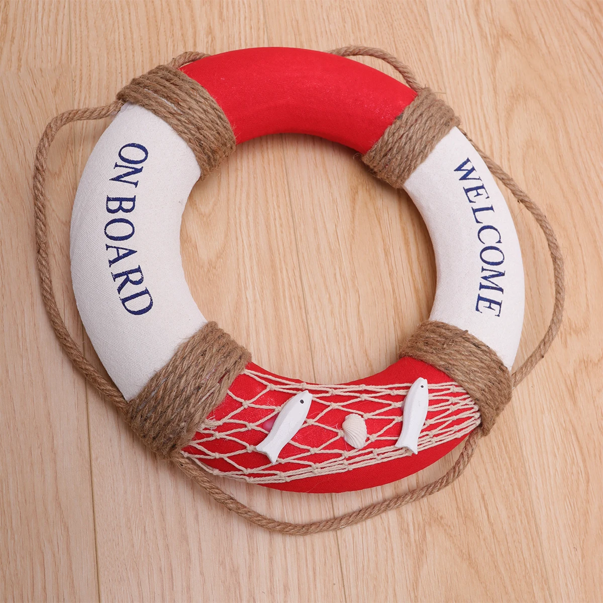 

Lifebuoy Decorations Nautical Home Fish Christmas Outdoor Ornaments Theme Party