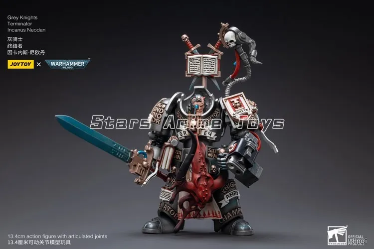 JOYTOY 1/18 Action Fiqure Warhammer 40000 Grey Knights Terminator Incanus Neodan Model