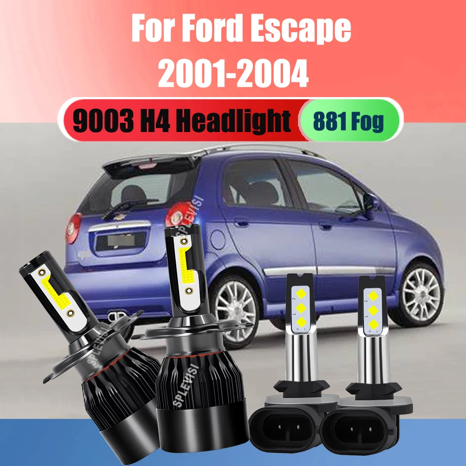 

12-24v LED Headlight Fog Conversion Kit -Long Lifespan OEM Replacement For Chevrolet Matiz 2011 2012 2013 2014 2015