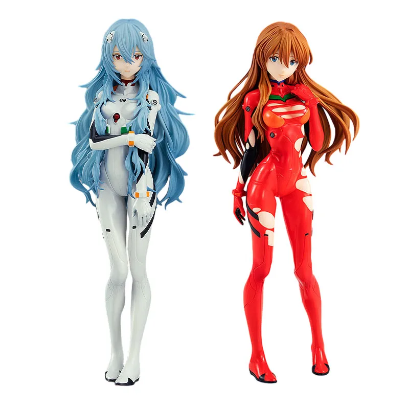 17cm Evangelion Eva Anime Figure Kawaii Soryu Asuka Langrey Rei Ayanami Action Figures PVC Adult Collection Model Doll Toy Gifts