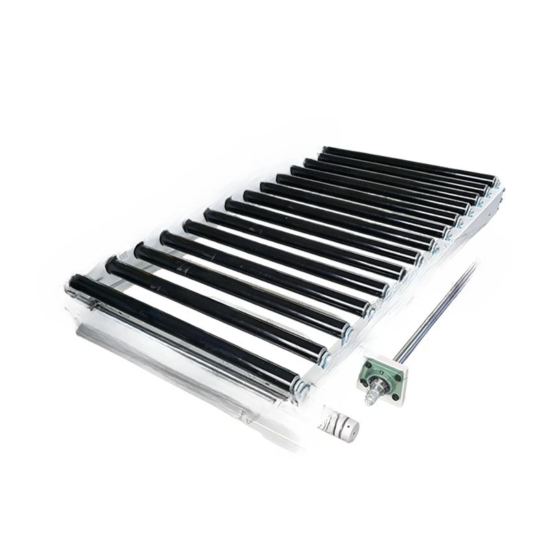 

Roller conveyor sliding stainless steel logistics conveying line packing roller table assembly line hand push roller line