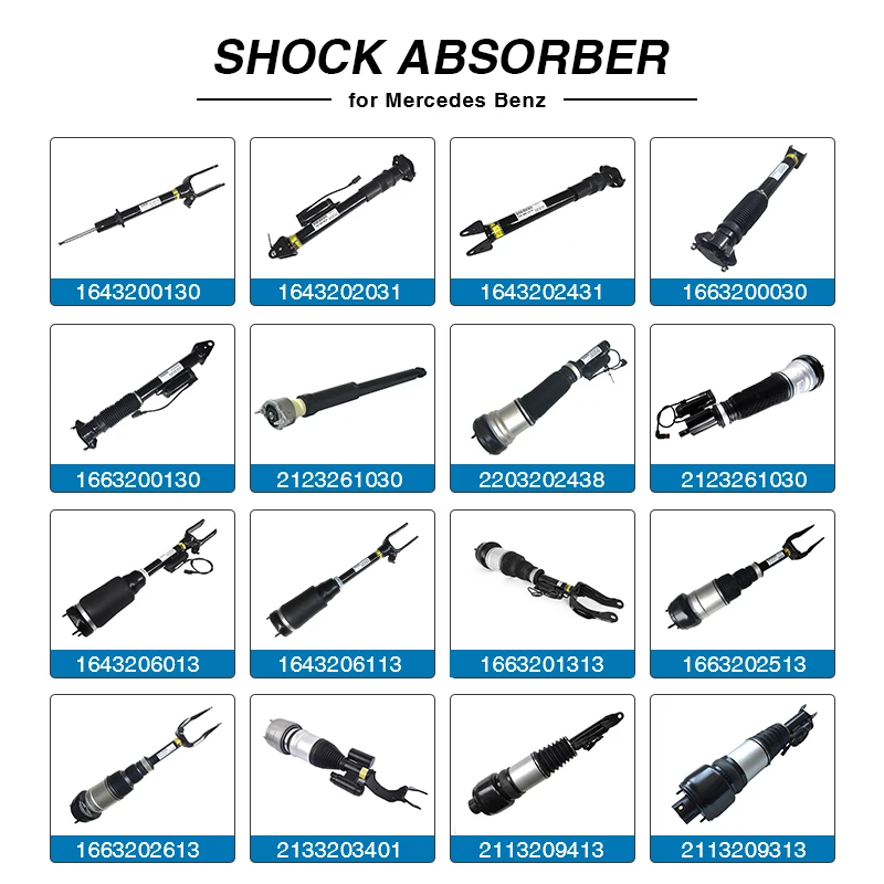 OEM 2133203601 Car Front Right Air Strut Suspension Shock Absorber for Mercedes Benz E Class W213 E300 E400 E63 E43 AMG 4Matic