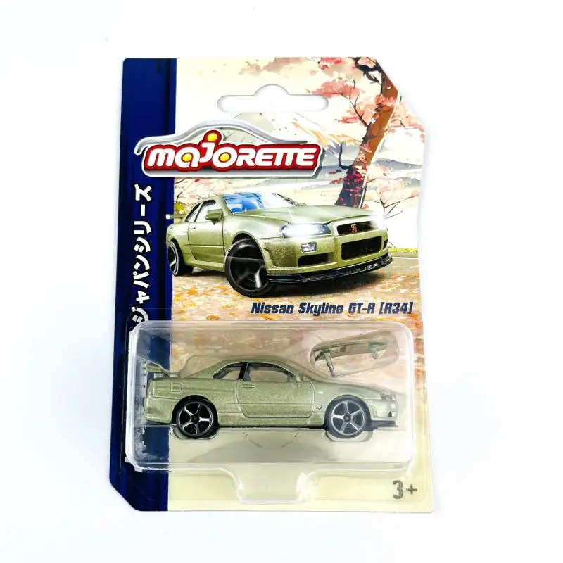 Majorette 1:64 civic R EK9 Century supra Cefiro A31 nissan skyline GT-R R34 коллекция литых под давлением моделей автомобилей, украшение в подарок