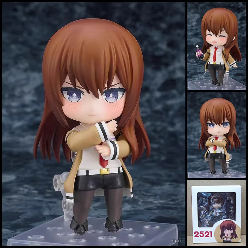 Guter Lächeln-Effekt # 2521 Kurisu Makise 2.0 Steins Gate bewegliche Actionfigur mit austauschbarem Gesicht, Sammlerstück, Dekorationsmodell für Anime-Fans