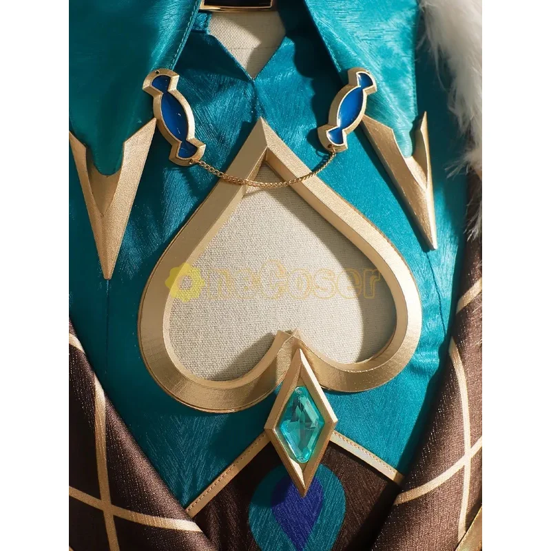 Game Honkai Star Rail Aventurine Cosplay Costume Wig Uniform Hat Sunglasses Rings Watch Card Earrings Halloween Party