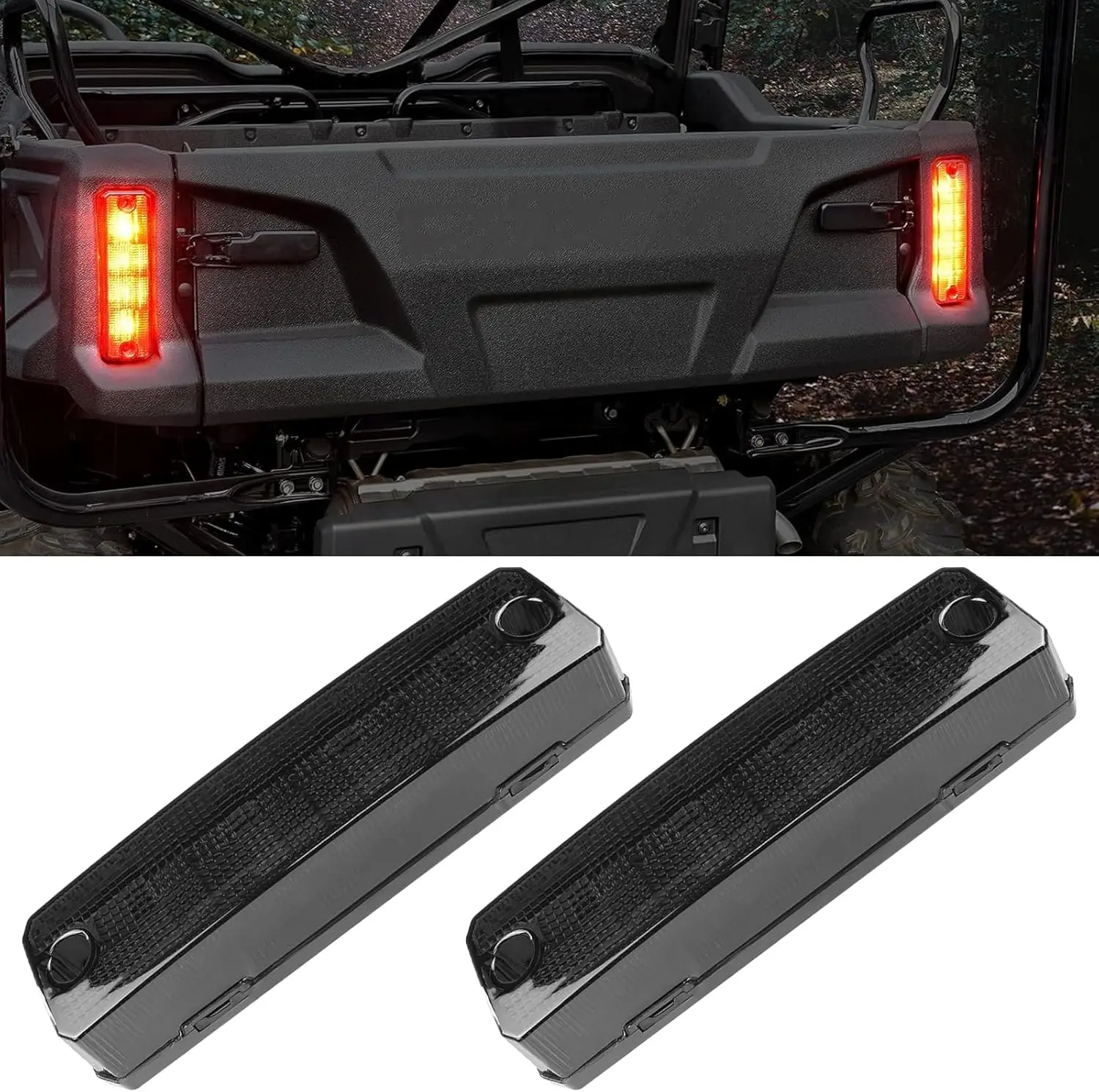 

Smoked UTV Brake Tail Lights LED for Pioneer 520 700 1000 2014-2024, 2PCS