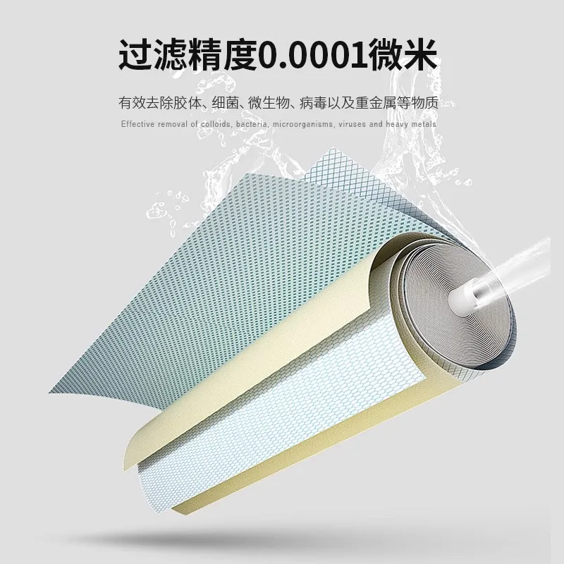 عنصر مرشح سريع التوصيل على الطراز الكوري المتكامل Ro غشاء ارتشاح عكسي لتنقية المياه آلة المياه النقية عنصر مرشح الغشاء ملحقات عنصر مرشح عالمي #5