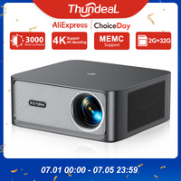 ThundeaL TD98Pro 2K 4K Full HD 1080P Portable Projector Auto Focus Android WiFi Home Cinema Outdoor Game 3D Video Beam Projector