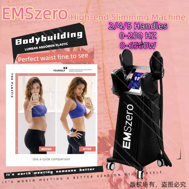 EMSzero Neo RF Fat Burning Body Slimming Build Muscle Machine EMS Nova Sculpting Professional 6500W