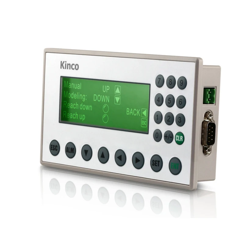 

Kinco 4.3"STN Single Color HMI Text MD224L 192 X 64 20 Keys Programming Cable Software Text Panel HMI