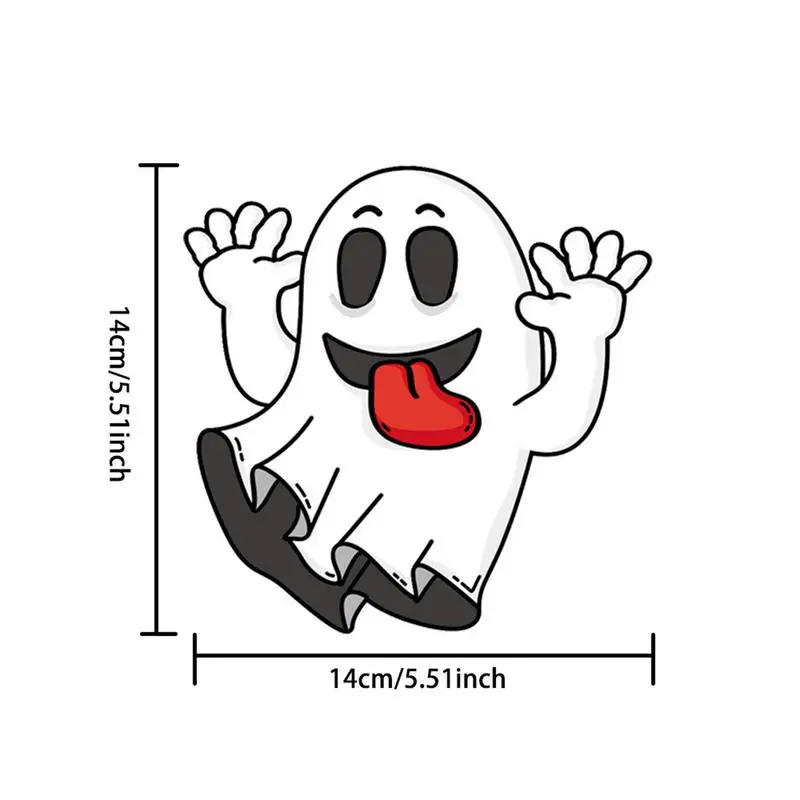 Ghost Car Decal Ghost Sticker for Vehicle Scratch Cute Ghost Car Stickers Cute Ghost Cover Bumper Decals for Auto Truck