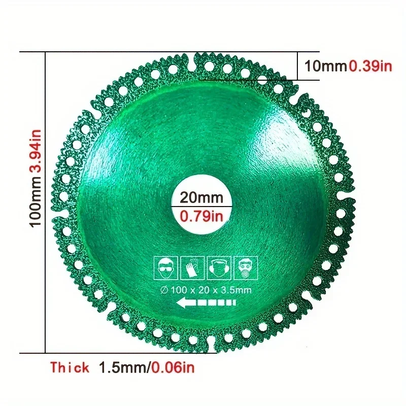 Glass Cutting Disc Diamond Cutting Composite multi-function Saw Blade Marble Tile Ceramic Jade Cutting tools for Angle Grinder