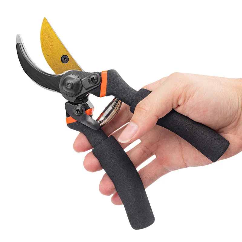 Pruning Scissors, Titanium Manganese Steel Garden Labor-saving Scissors, Multi-purpose Branch Scissors
