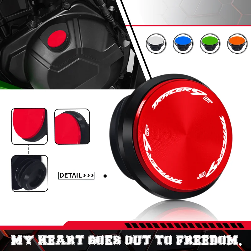 

M20*2.5 Motorcycle CNC Engine Oil Plug Cover For TRACER9GT tracer9gt Tracer 2021-2024 CNC Aluminum Oil Filler Cap Accessories