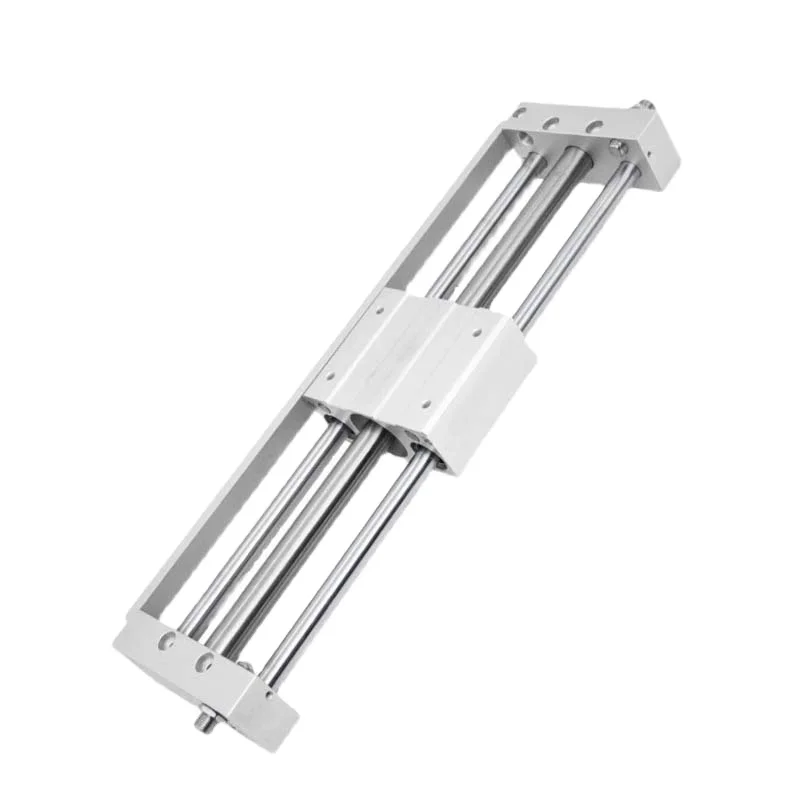 

SMC Type Magnetic Coupling Actuator Long Stroke Rodless Cylinder Guide Rod Slide Table Aluminum Alloy Body 6/10/15/20/25/32/40 1