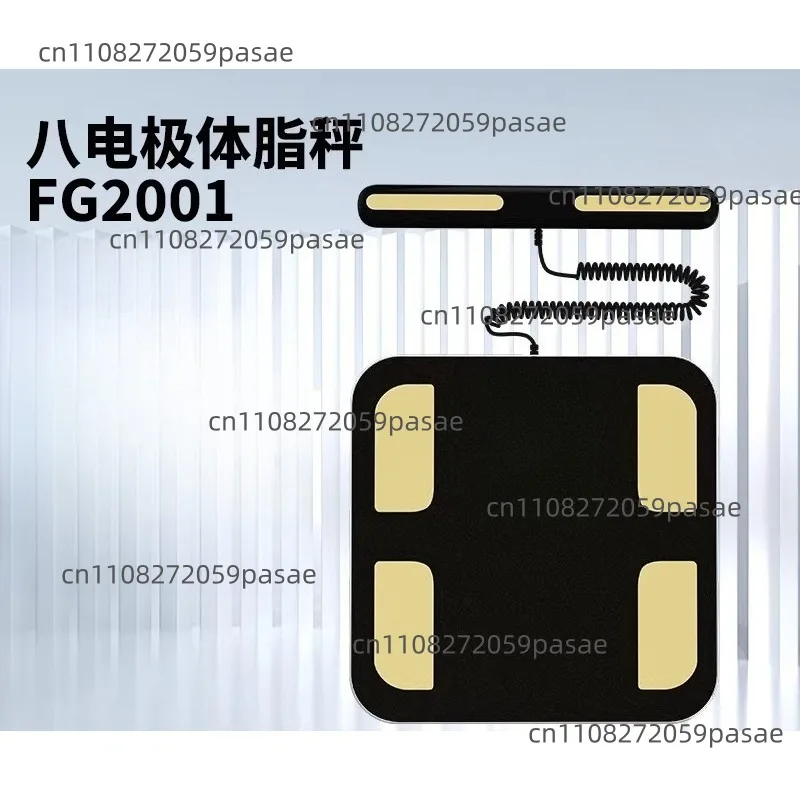 

Умные весы для измерения жира в организме с восемью электродами, умные фитнес-весы с приложением для измерения жировых отложений.