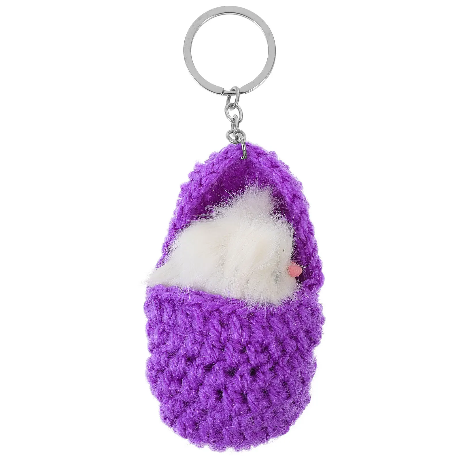

1Pcs Fashionable Sleeping Mouse Keychain Charming Design Lightweight Key Holder for Travel Outdoor Bag Decor Must Have Item