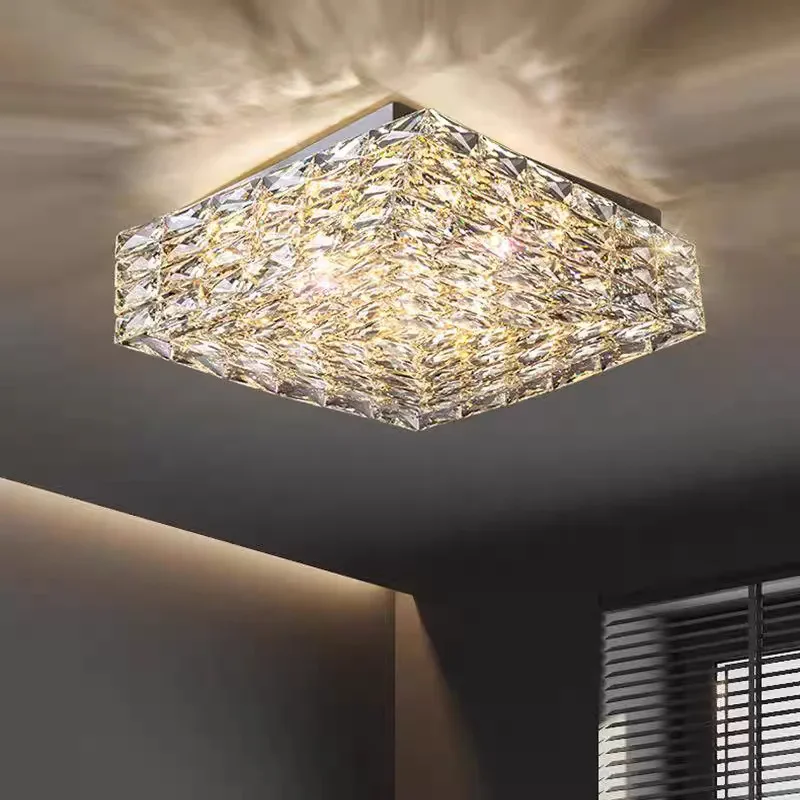 Simple modern atmospheric crystal luxury dining room master bedroom2025 new