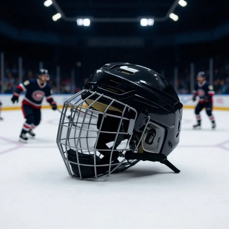 

Ice Hockey Roller Skate Hockey Rugby Helmet Professional Protective Helmet Hat Adult Kid Training Match With Mask Helmet Sports