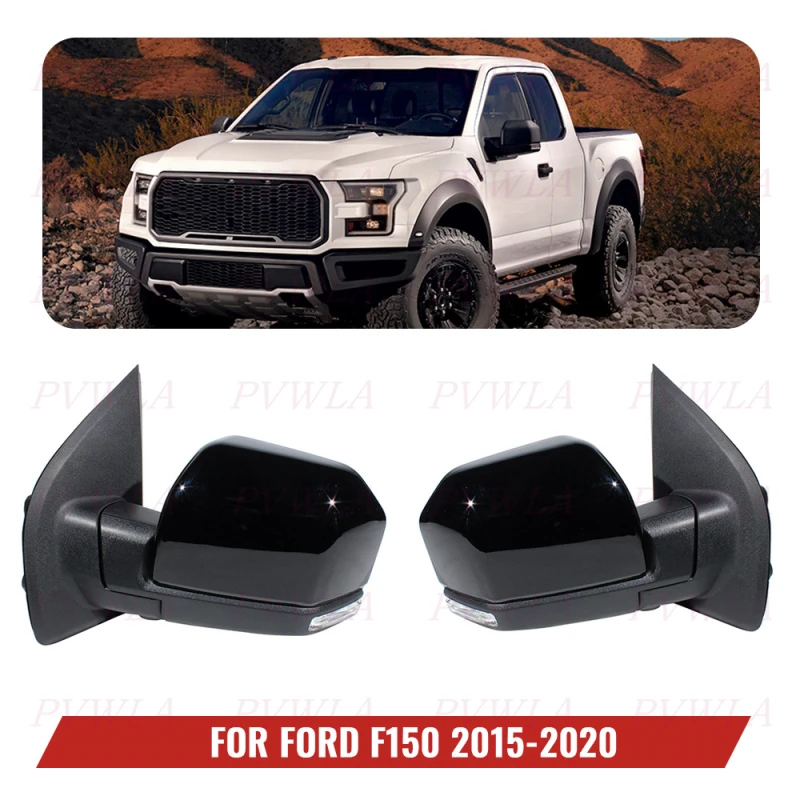 

22PIN Primer Heat Camera Memory Rear Mirror Assembly With Blind Spot For Ford F150 2015 2016 2017 2018 2019 2020 Car Accessories