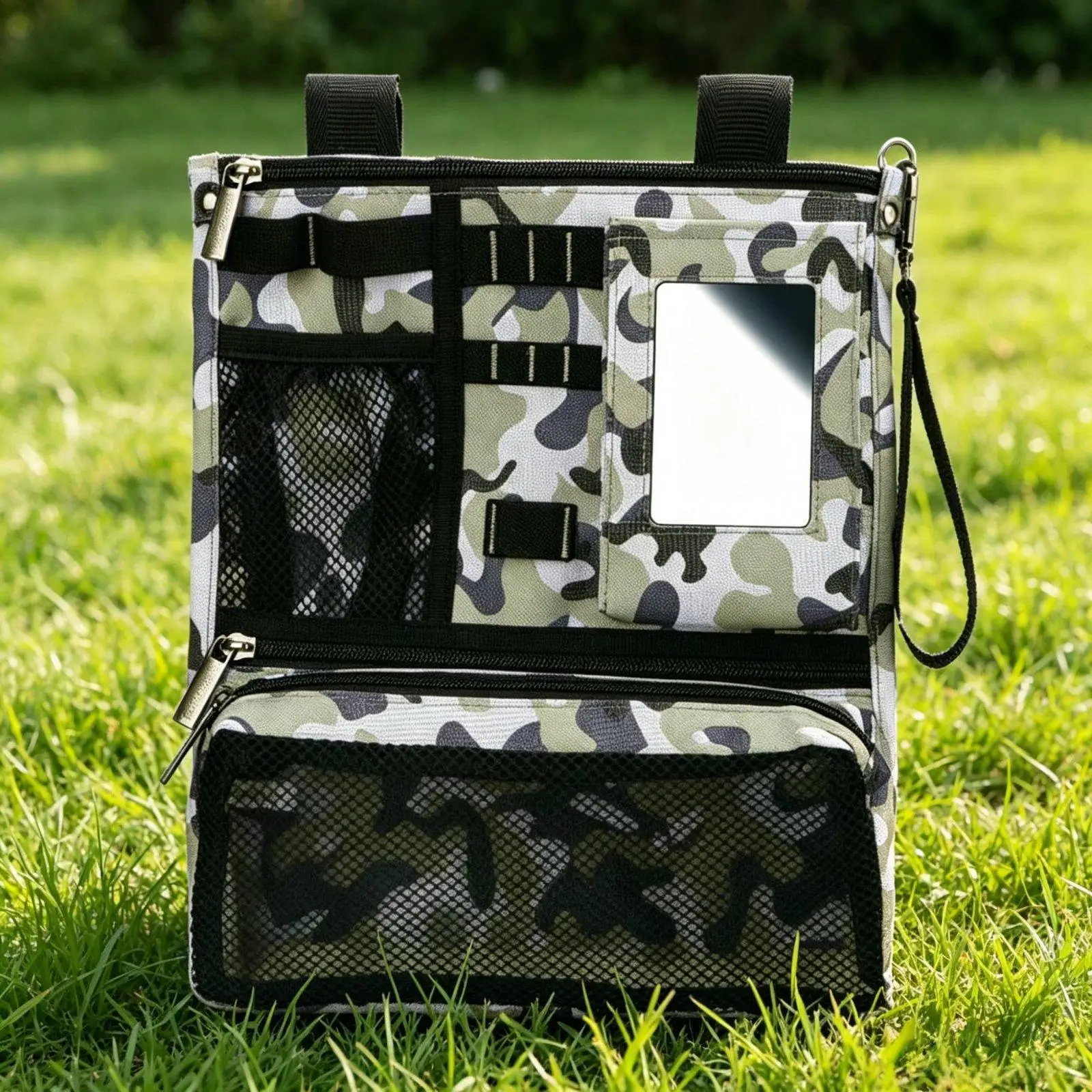 Golf Storage Pouch Organizer Bag Multifunctional Sports Accessory Golf Equipment Pack for Golf Cart and Main Bag