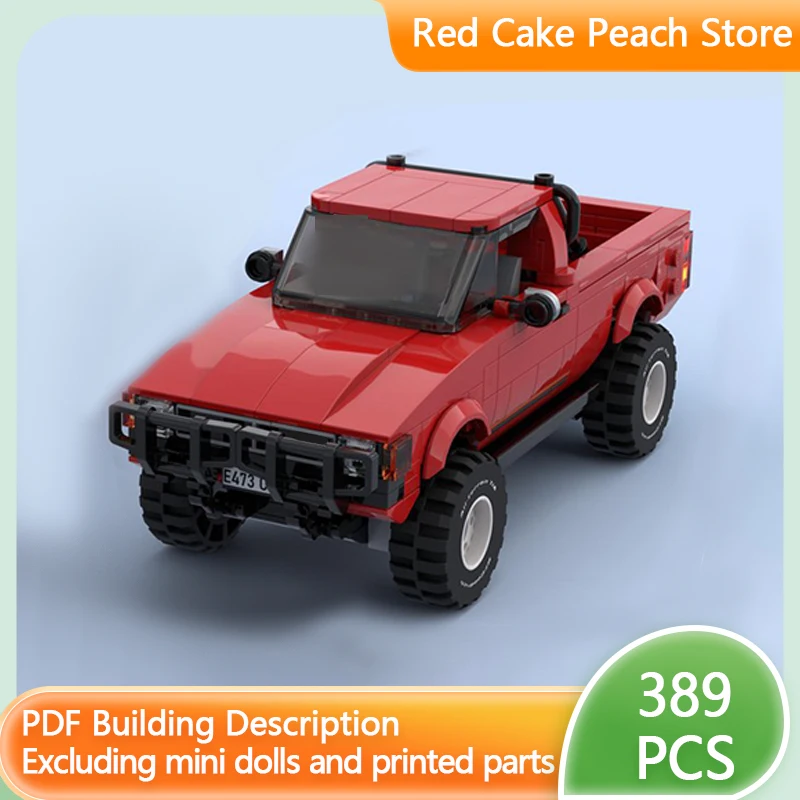 

City Car Model MOC Building Bricks Off-road truck Speed Champion Modular Technology Gifts Holiday Assemble Children Toys Suit