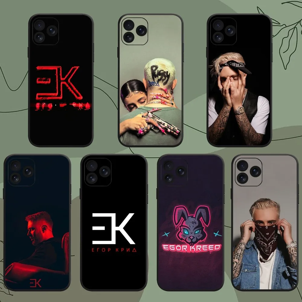 Singer Egor Kreed 58 PUSSY BOY Phone Case For iPhone 8 15 11 Mini Xr XS 14 13 12 X Pro Max Plus Shell