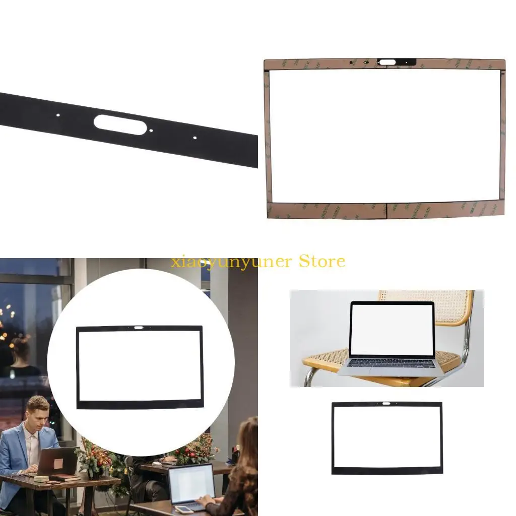 

P9JB Laptop Repair Components Front Shell Sheet Sticker for ThinkPad T480S LCD Front Frame Bezel Stickers Replacement
