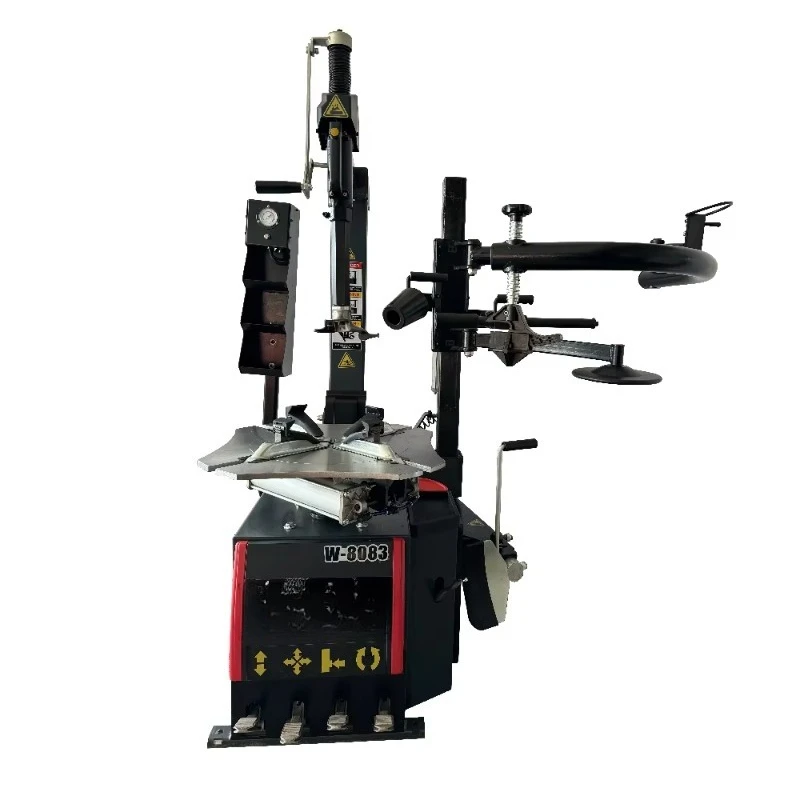 W-8083 CE Специальный автоматический шиномонтажный станок для задней плитки Трехточечная система с правым вспомогательным кронштейном
