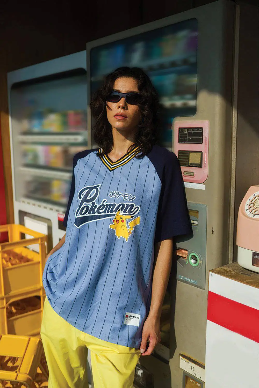 Pokemon Pikachu Electric Type Vintage Baseball Jersey Kids/Adults Drying Suitable for Daily and Training Wear Family Matching