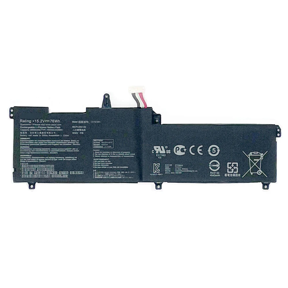 Imagem -04 - Original Genuíno C41n1541 15.2v 76wh Bateria do Portátil para Asus Rog Strix Gl702 Gl702v Gl702vt Gl702vm Gl702vmk Gl702vsk-r Novo