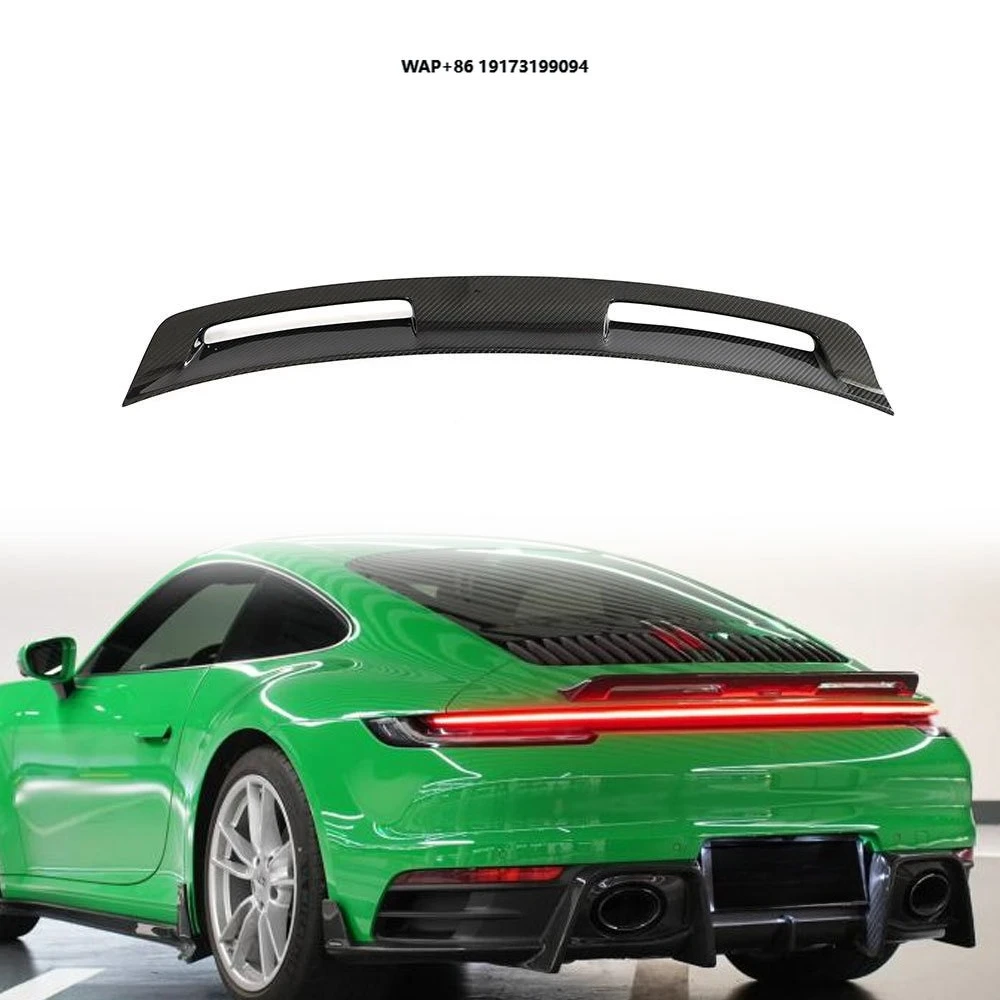 

Dry Carbon Fiber 992 Rear Trunk Spoiler for 911 992 Targa Carrera S/4/4S 2019-2022