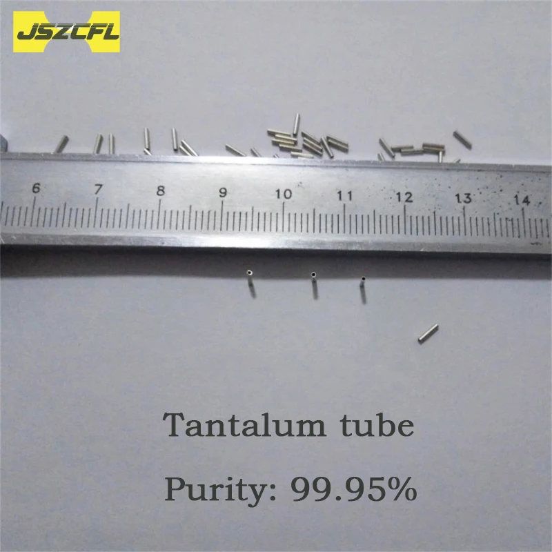 

Purity 99.95% Tantalum Tube Capillary Outer Diameter 3.3 2 0.6 0.2mm Guide Tube Corrosion Resistance for College Experiments