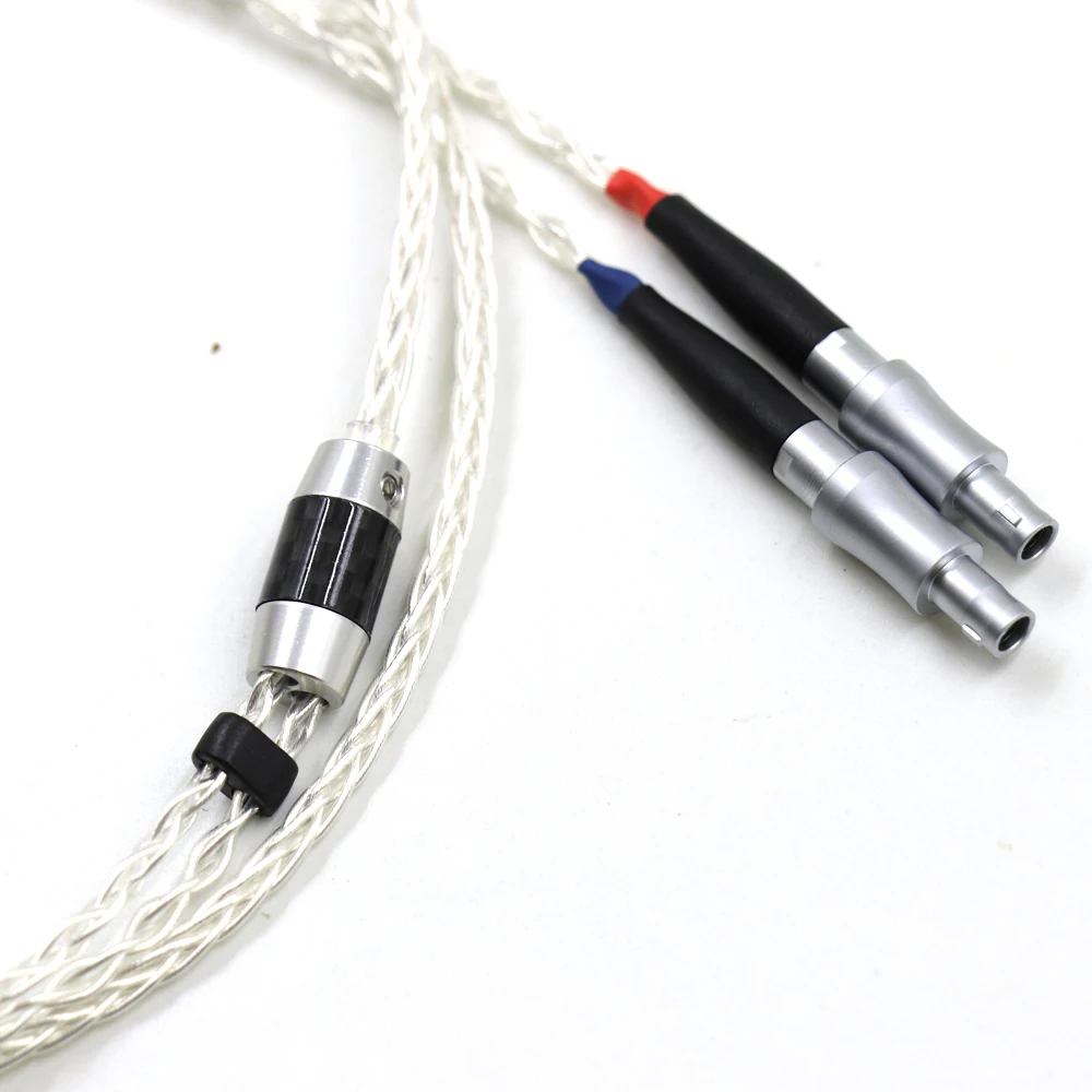 Cable de actualización de auriculares HIFI, 3,5/2,5/4,4mm, equilibrado, OCC, un solo cristal, plateado, para HD800, HD800S, HD820