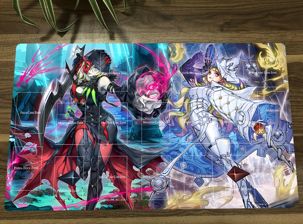 YuGiOh Diabellestarr Diabellze of the Original Sin TCG CCG Mat Trading Card Game Mat Table Playmat Gaming Play Mat Mouse Pad