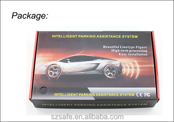 Kit sensore di parcheggio anteriore e posteriore all'ingrosso con 8 sensori di parcheggio anteriori e posteriori