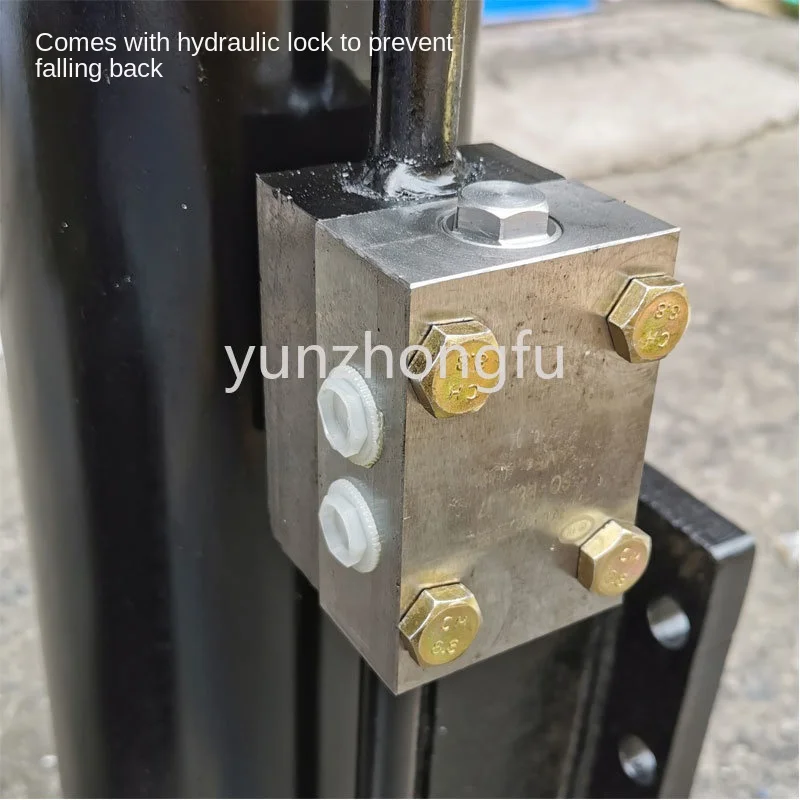 Custom Hydraulic Cylinder Rig Crane Trailer Leg Flange Cylinder Support Oil Top Bidirectional Hydraulic Support Foot