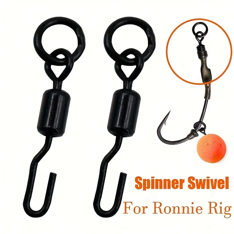 

10pcs/15pcs/25pcs/30pcs Spinner Swivel for Ronnie Rig/Spinner Rig,Carp Fishing Accessories