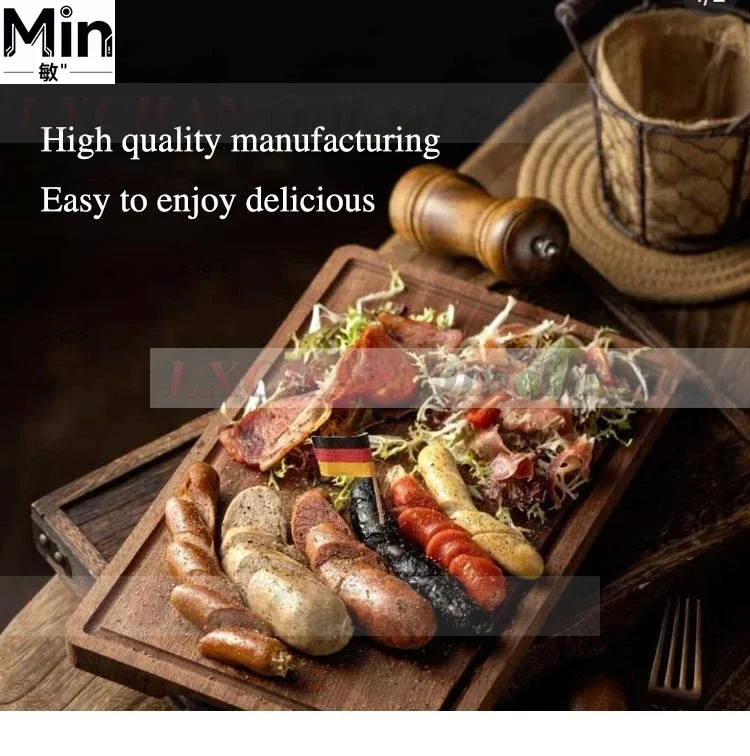 HomeWise 5L Manual Sausage Stuffer Filler Meat Press Enema Maker Processor with Funnel Nozzle Home Commercial Meat Processing