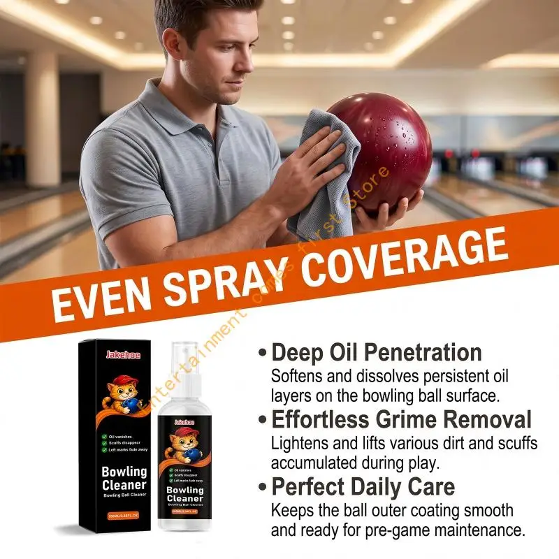 Compacts 100ML Bowling Cleaner Sprays, Routine Surfaces Care for Bowlers Care 55KD