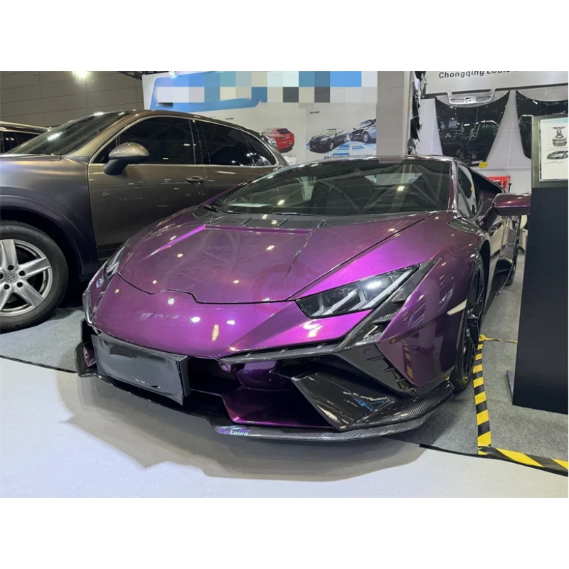 

Комплект обвеса из сухого карбона в стиле Tecnica для Lamborghini LP580 LP610 (передний бампер)